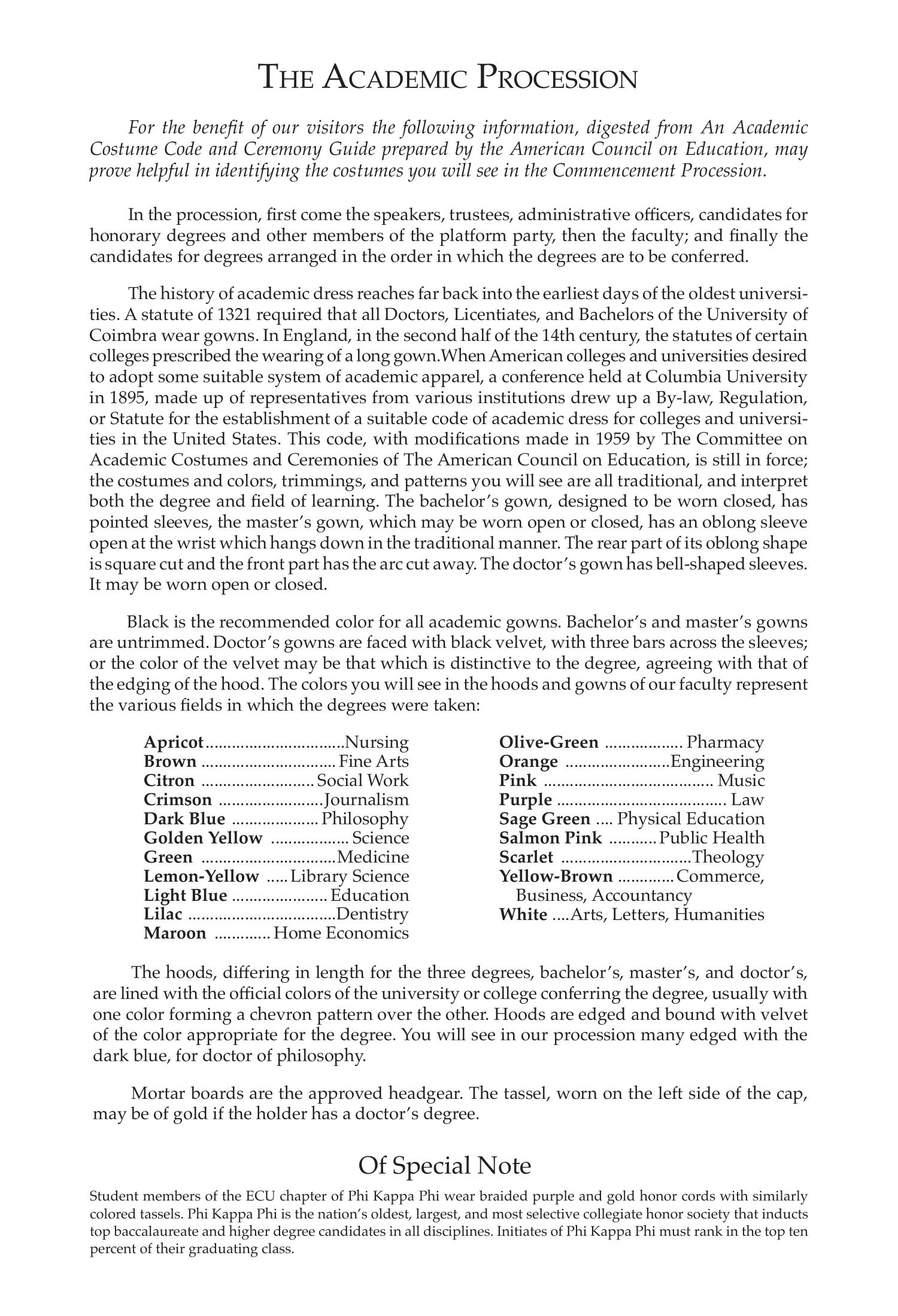 Fall 2020 Commencement Program, page 2