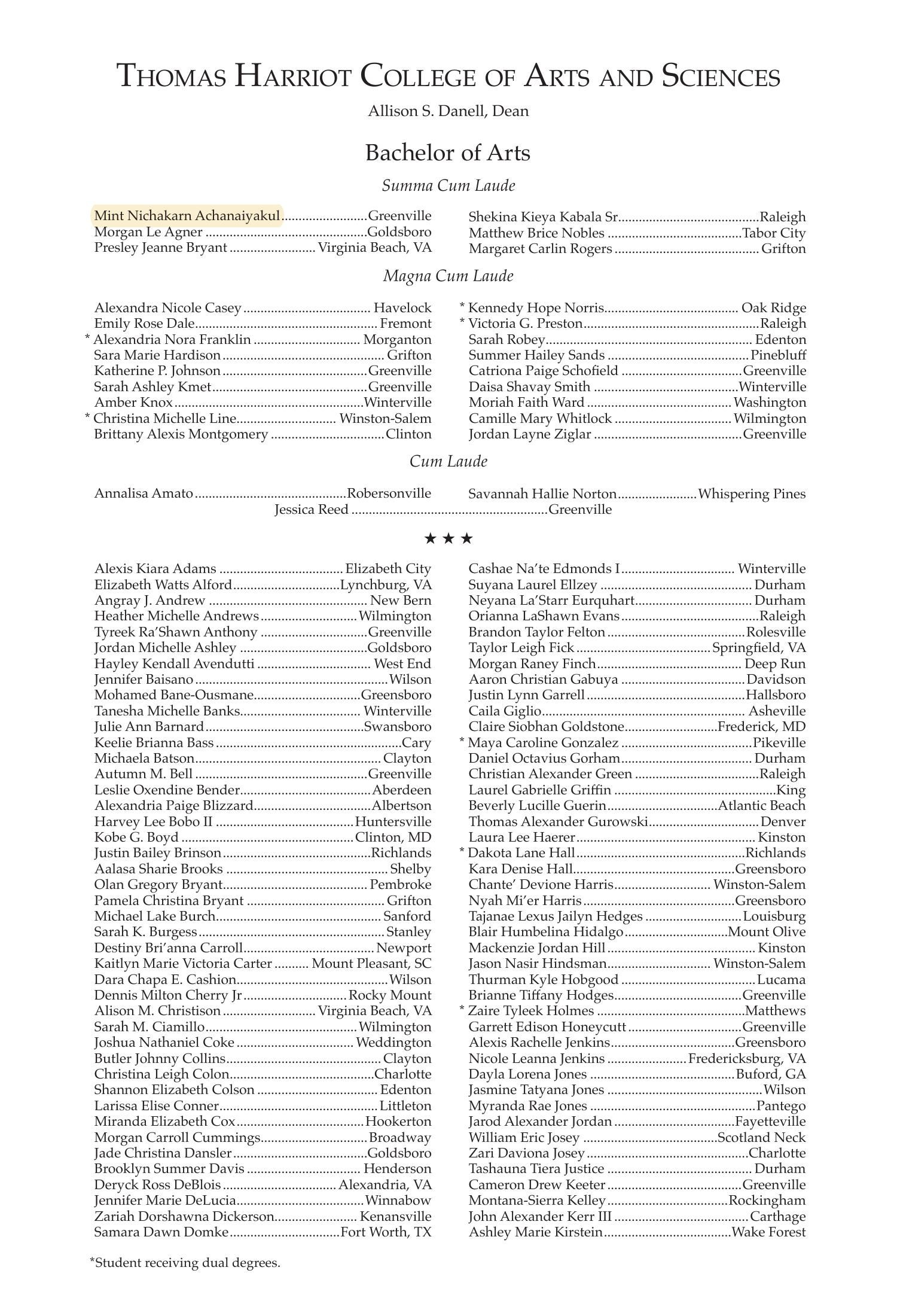 Fall 2020 Commencement Program, page 16