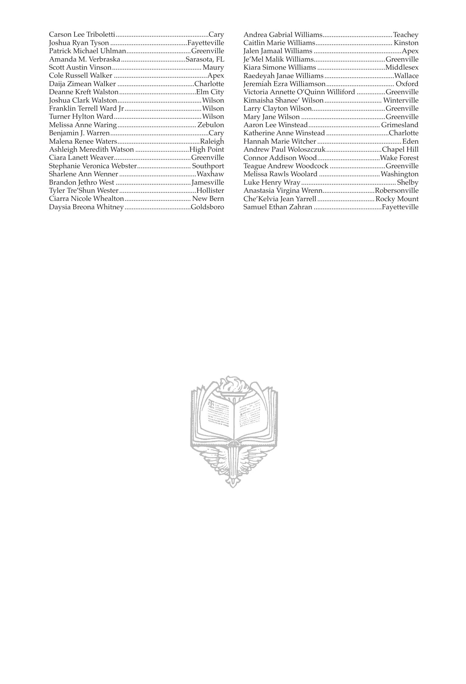 Fall 2020 Commencement Program, page 21