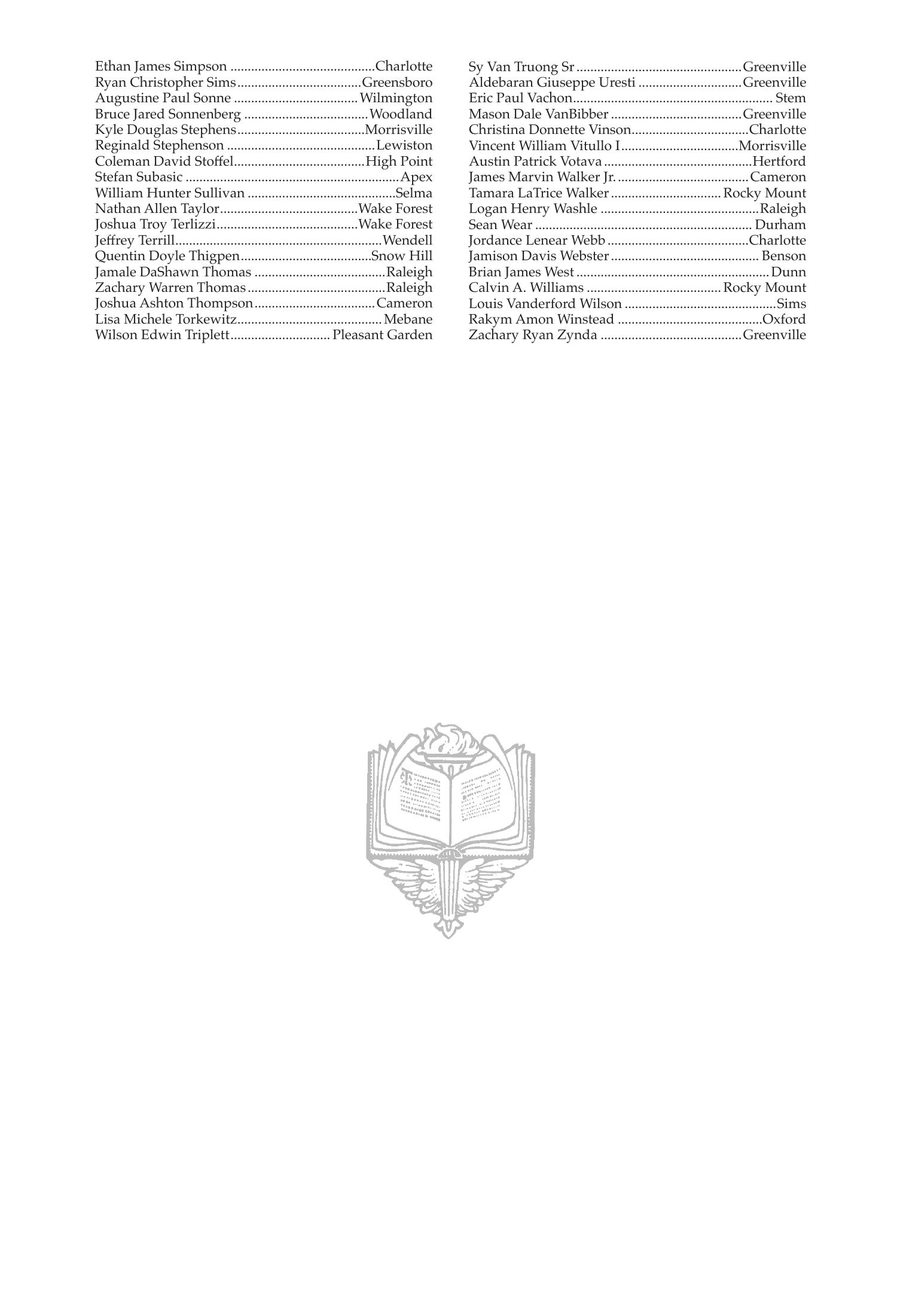 Fall 2020 Commencement Program, page 29