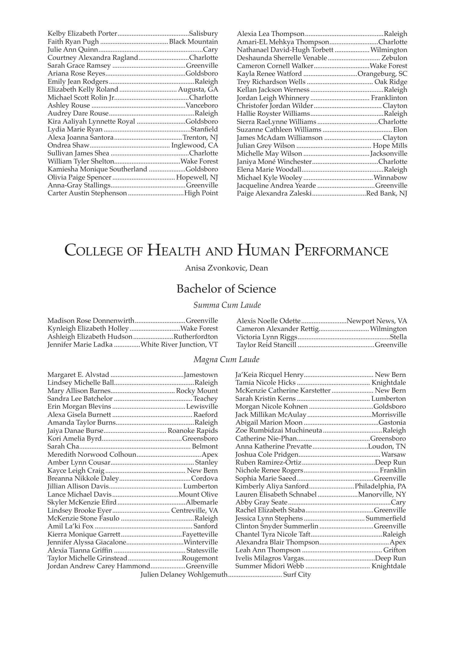 Fall 2020 Commencement Program, page 32
