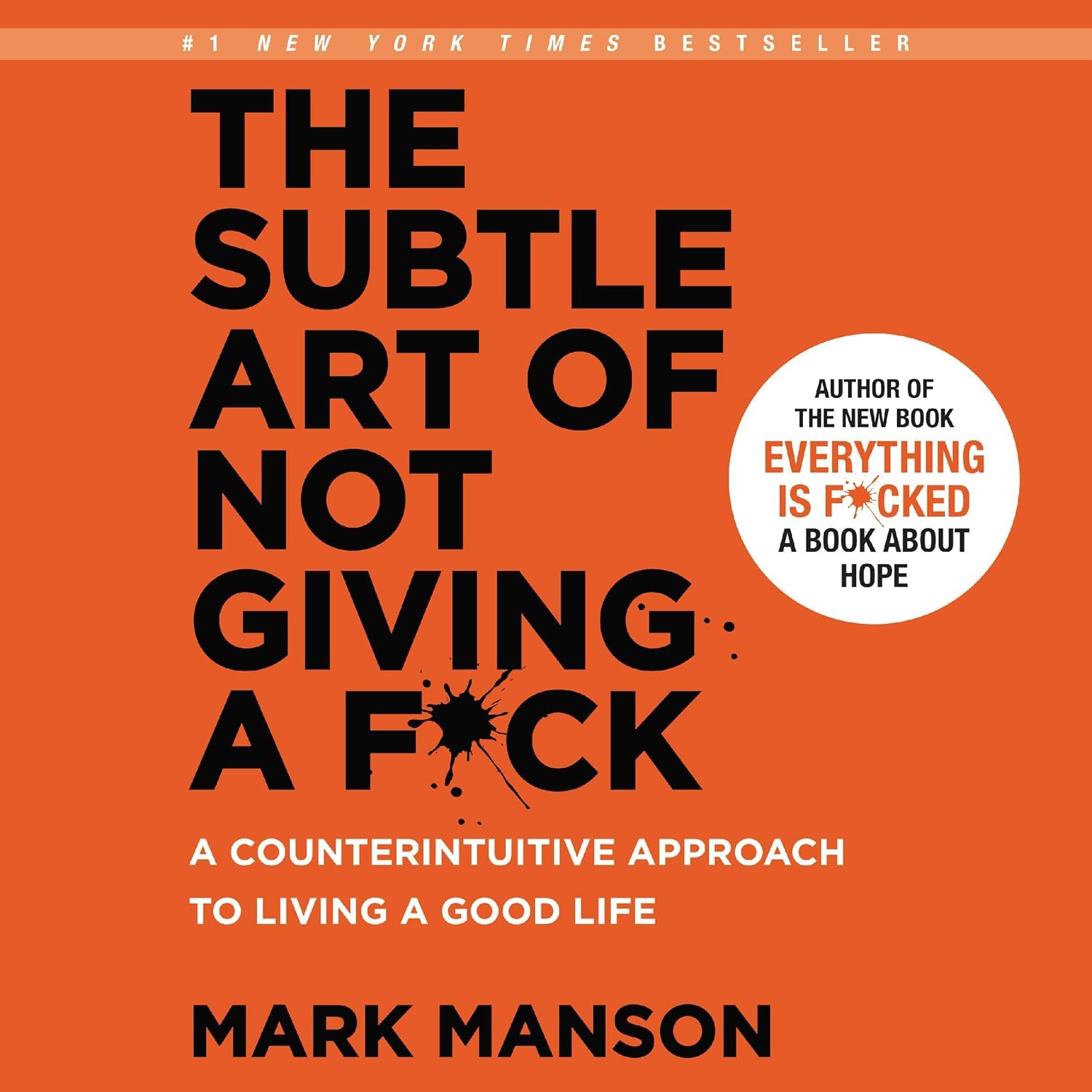 Cover of The Subtle Art of Not Giving a F*ck